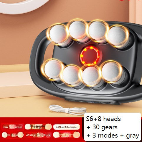 Multi-Head Fascia Gun Muscle Massager