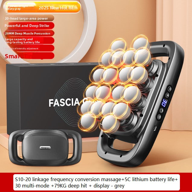 Multi-Head Fascia Gun Muscle Massager