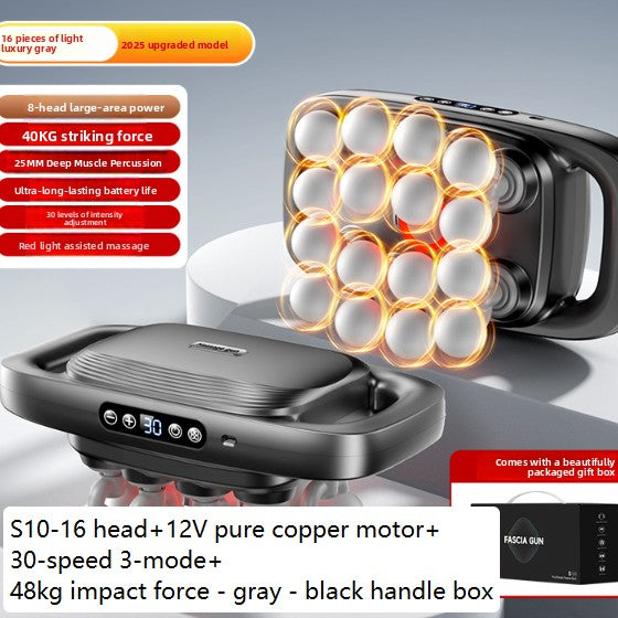 Multi-Head Fascia Gun Muscle Massager