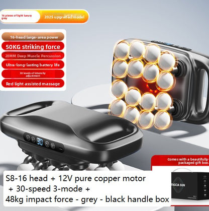 Multi-Head Fascia Gun Muscle Massager