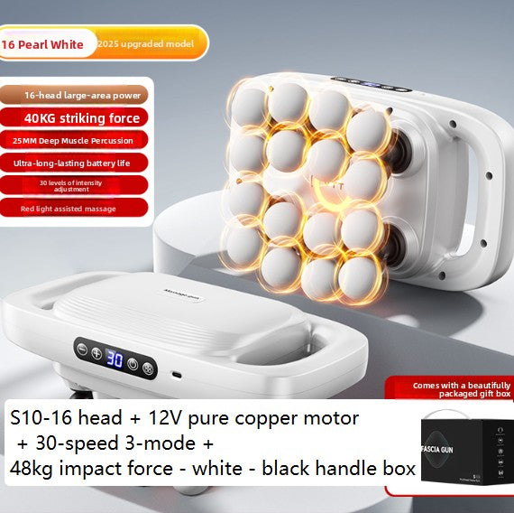 Multi-Head Fascia Gun Muscle Massager